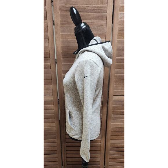 Nike Hypernatural Therma Hoodie Pullover Soft Heather Gray Womens XS 806981 063 - Picture 6 of 8